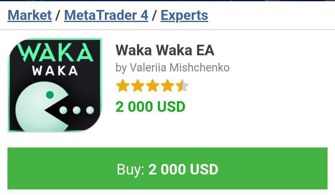 Waka Waka EA for MetaTrader 4 automated Forex trading product gallery image 5