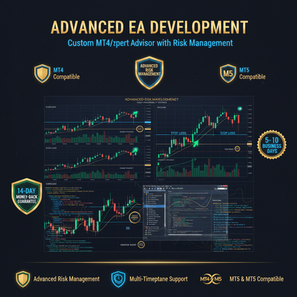 Advanced EA Development – Custom MT4/MT5 Expert Advisor with Risk Management