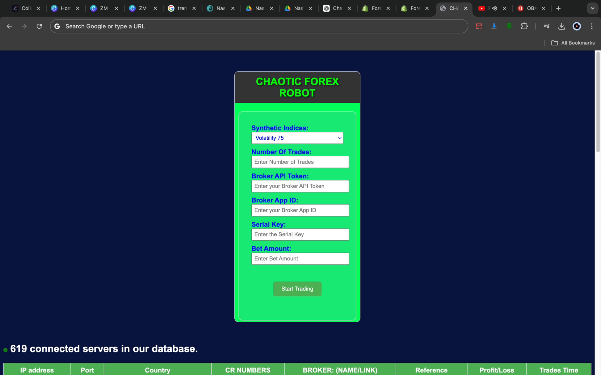 Chaotic Forex Robot - Metatrader 5 - PMotive
