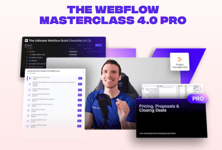 Flux Academy - The Webflow Masterclass 4.0 PRO Full Course - PMotive