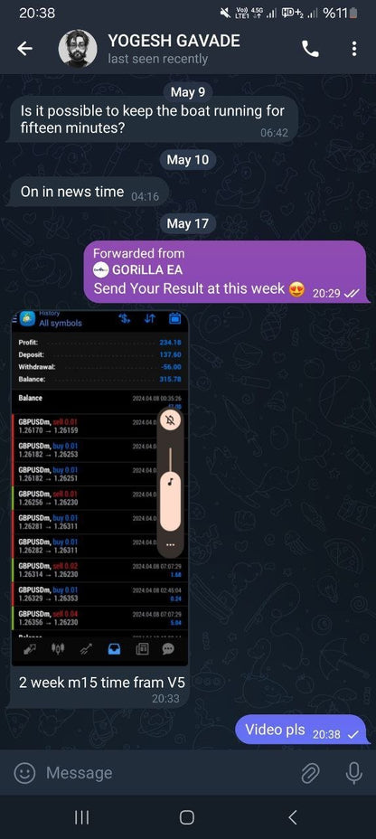 Gorilla EA V5 - Metatrader 4 - PMotive