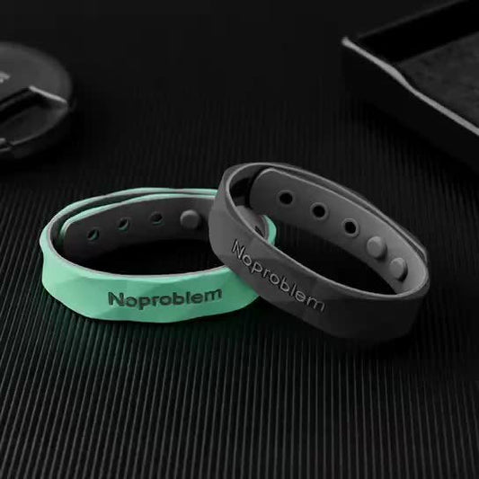 No Problem Ion Fitness Silicone Waterproof Tourmaline Band Bracelets - PMotive