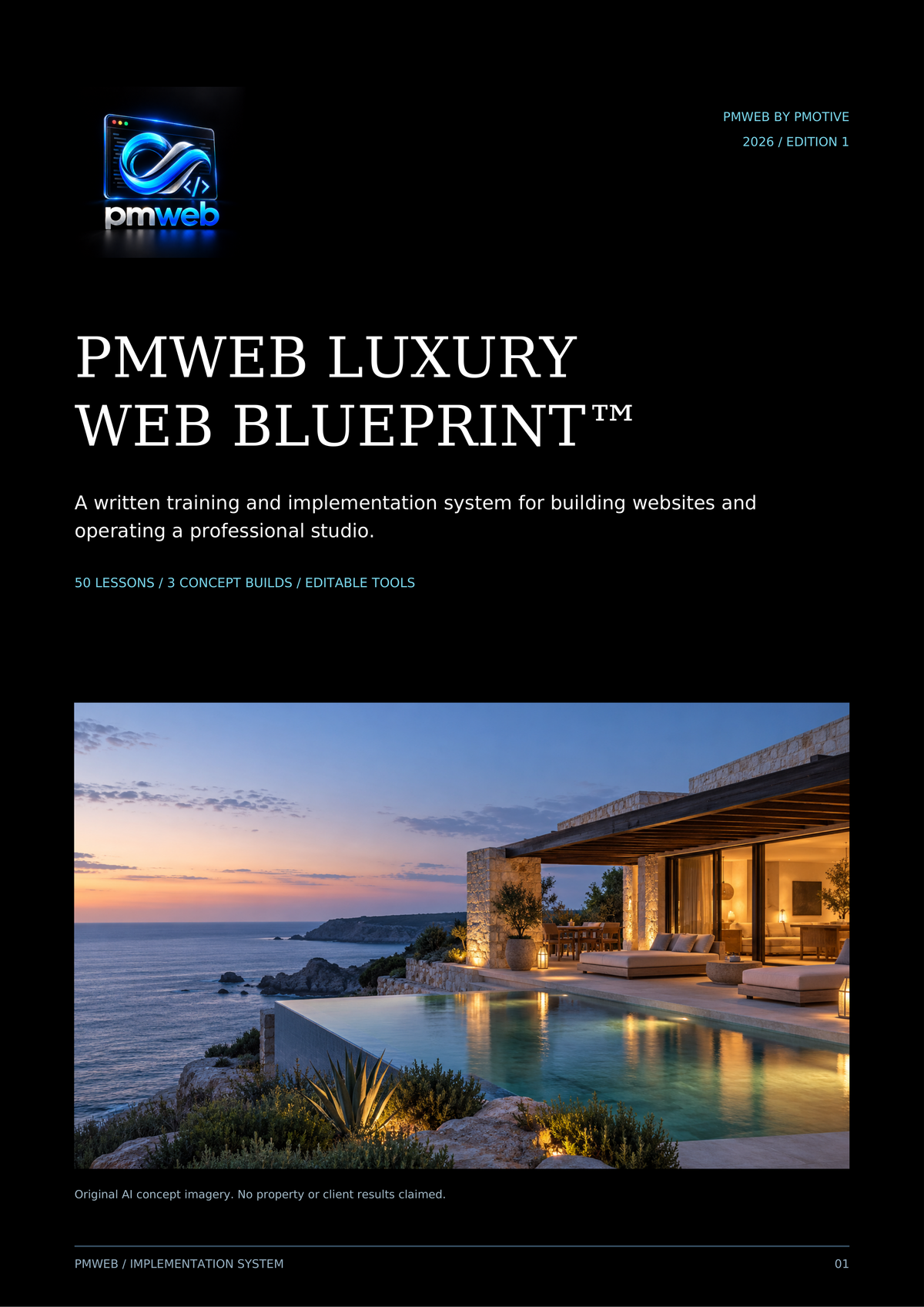 PMWeb Luxury Web Blueprint written training and implementation system