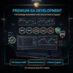 Premium EA Development – Full Strategy Automation with Source Code & Support