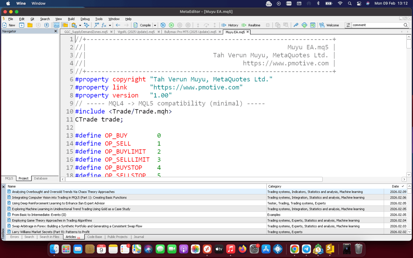 Premium EA Development – Full Strategy Automation with Source Code & Support - PMotive