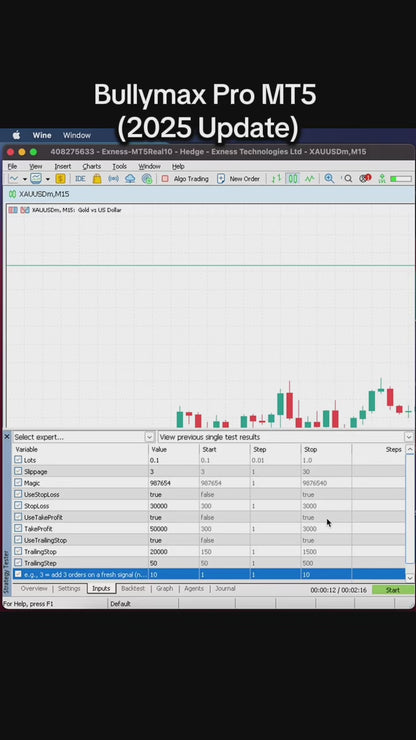 Bullymax Pro Gold Edition for MetaTrader 5 (2025 Update)