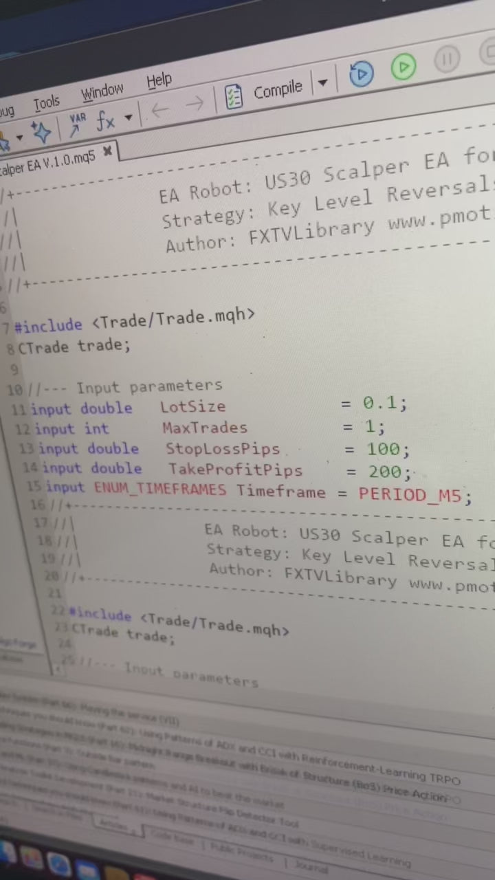 US30 Scalper EA MT5 - PMotive