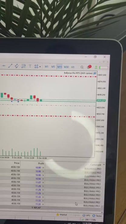 NAS100 Bullymax Pro Altın Sürüm MetaTrader 5 (MT5) için