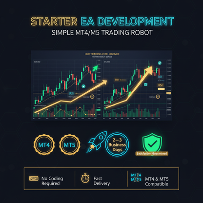 Starter EA Development – Simple MT4/MT5 Trading Robot